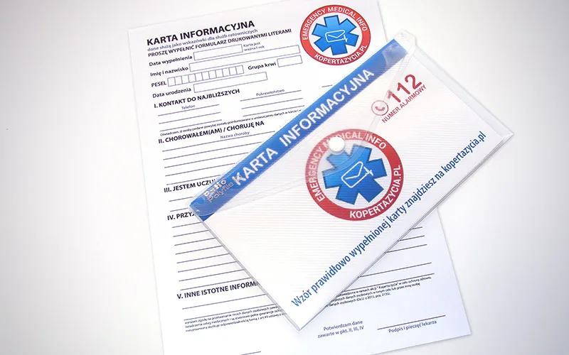 Bezpłatna akcja „Koperta Życia” dla seniorów i osób z przewlekłymi chorobami