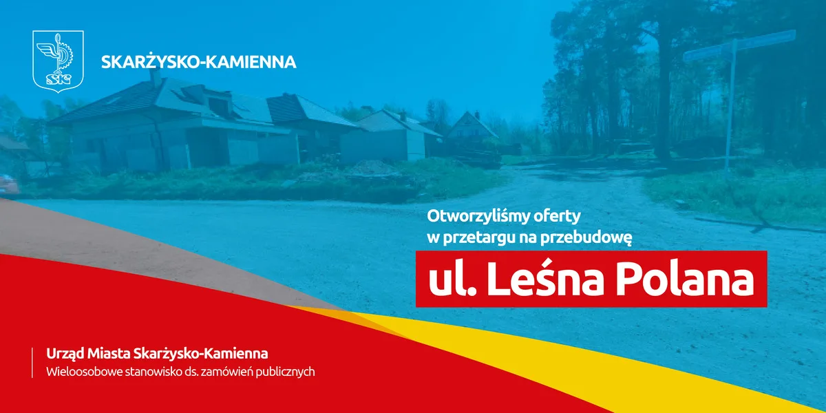 Przetarg na przebudowę ulicy Leśna Polana zakończony z 11 ofertami