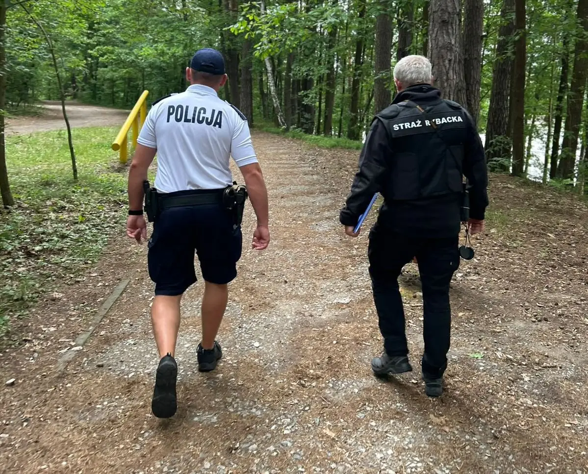 Współpraca Policji ze Strażą Rybacką w kontrolach nad wodą