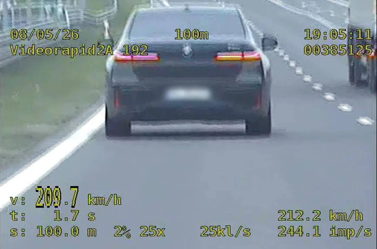Mandaty za nadmierną prędkość na trasie S7