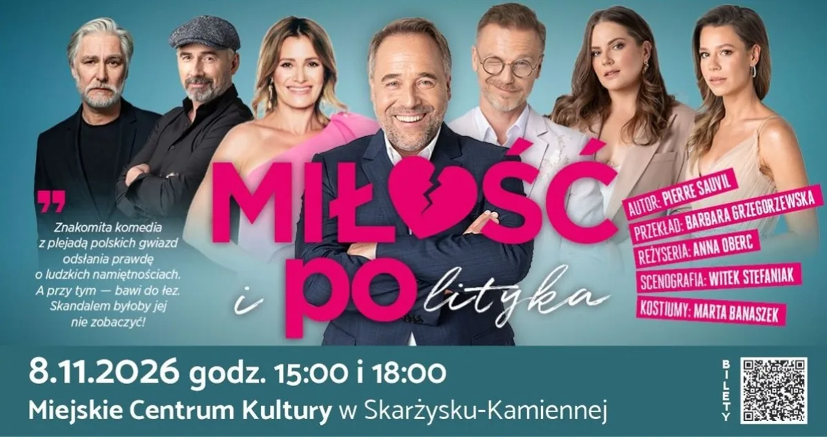 Spektakl "Miłość i polityka" w MCK