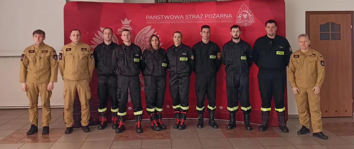 Zakończenie szkolenia dla Kierowców Konserwatorów Sprzętu Ratowniczego w Skarżysku-Kamiennej