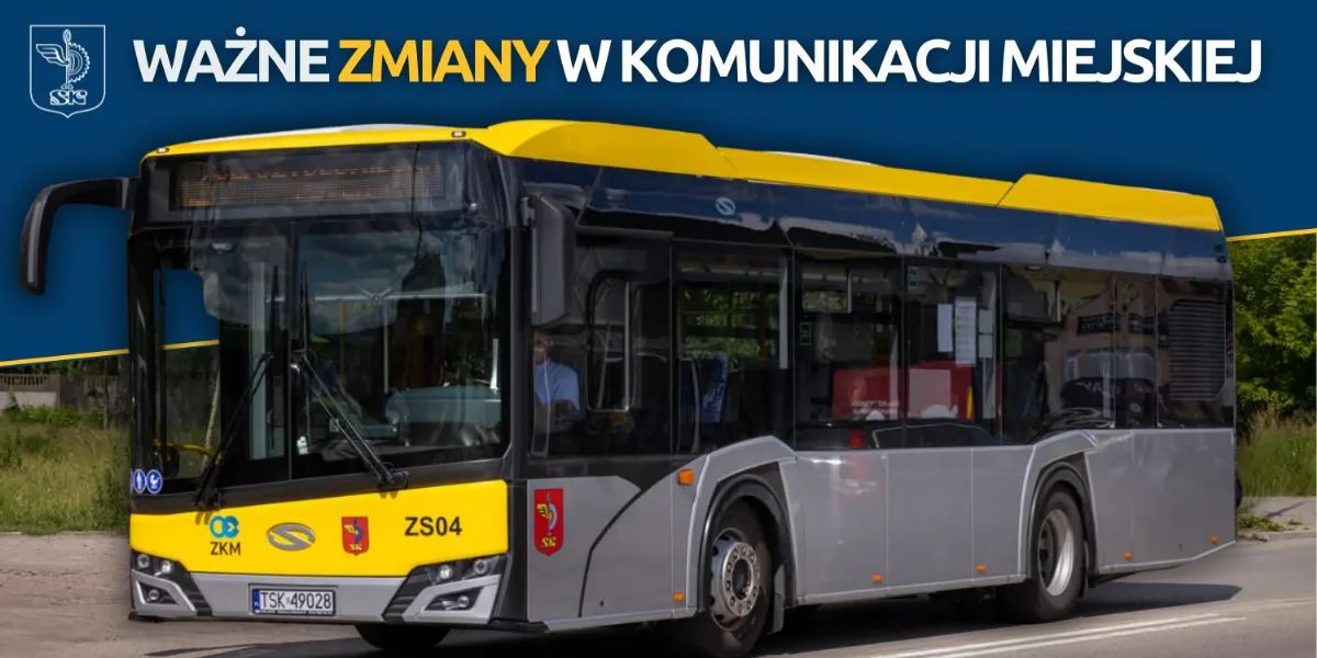 Nowe zasady komunikacji miejskiej w Skarżysku-Kamiennej od 1 lipca