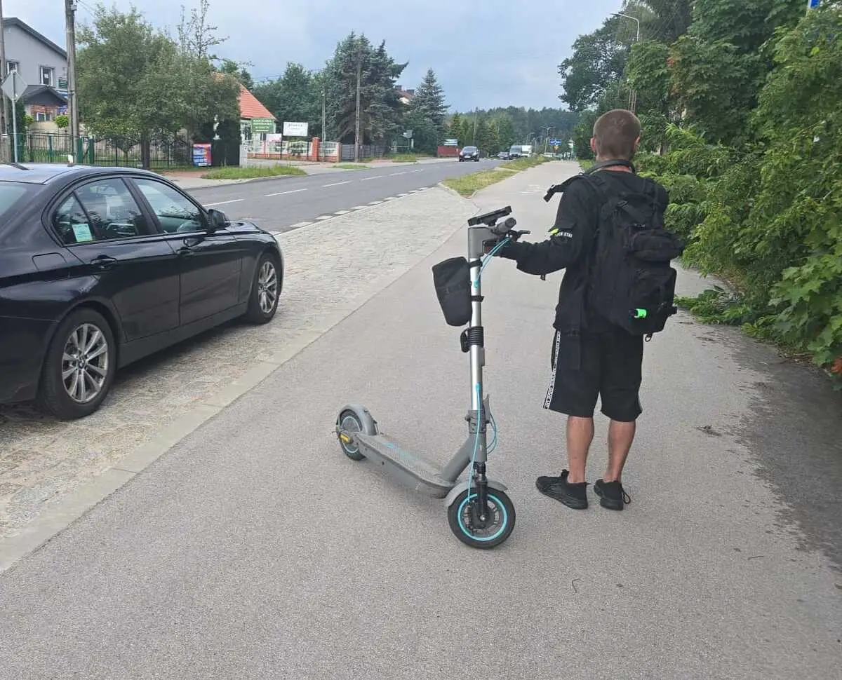 Zatrzymany nietrzeźwy kierujący hulajnogą elektryczną w Suchedniowie