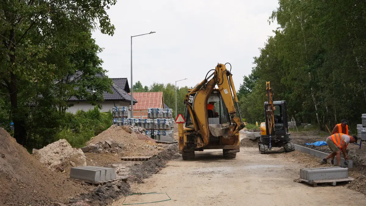 Postępy w budowie ulic kamiennych w mieście