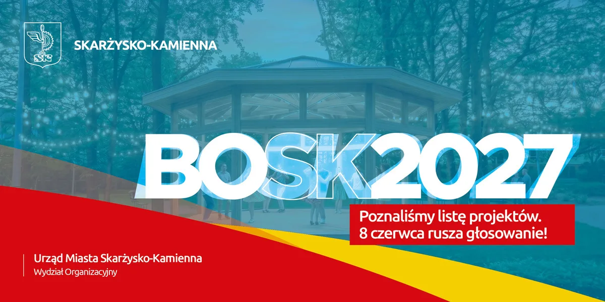 Lista projektów do Budżetu Obywatelskiego Miasta Skarżyska-Kamiennej