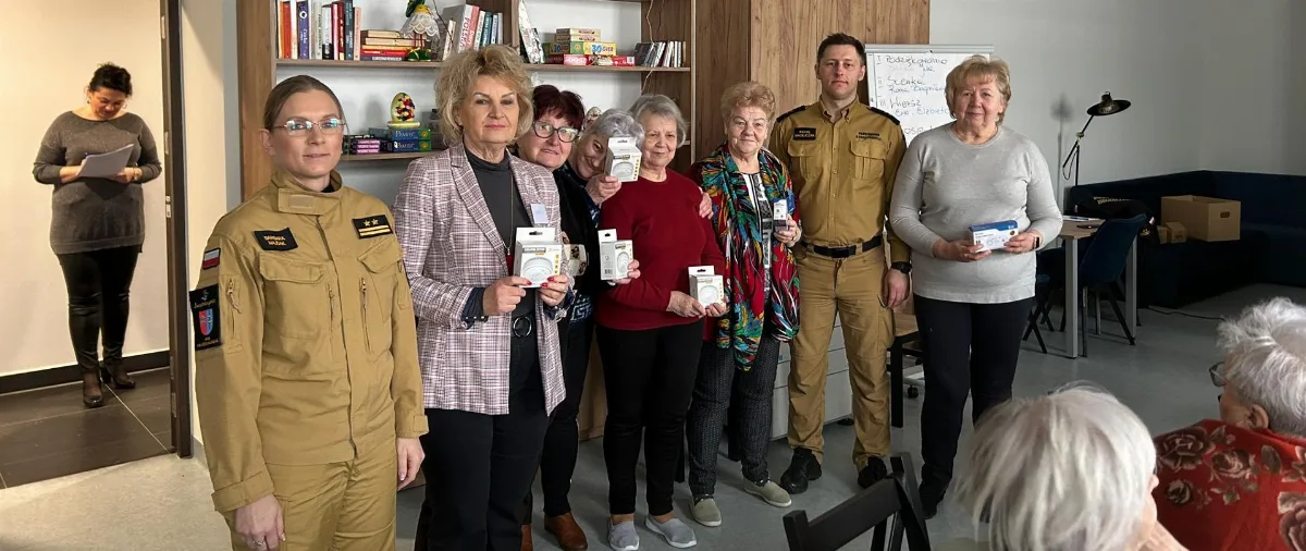 Edukacja o Bezpieczeństwie Pożarowym w Klubie Seniora „Stacja Skarżysko”