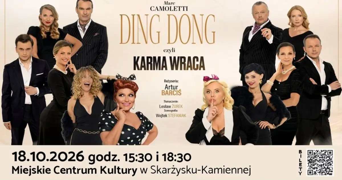 Spektakl 'DING DONG' w Miejskim Centrum Kultury w Skarżysku-Kamiennej